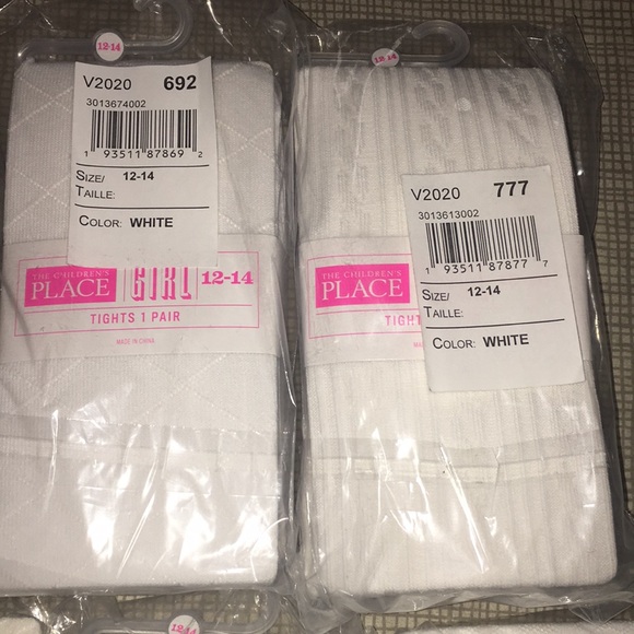 Girls 8 piece stockings/tights - Picture 4 of 4